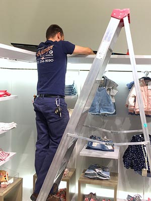 Relampage et changement de driver led à Zara